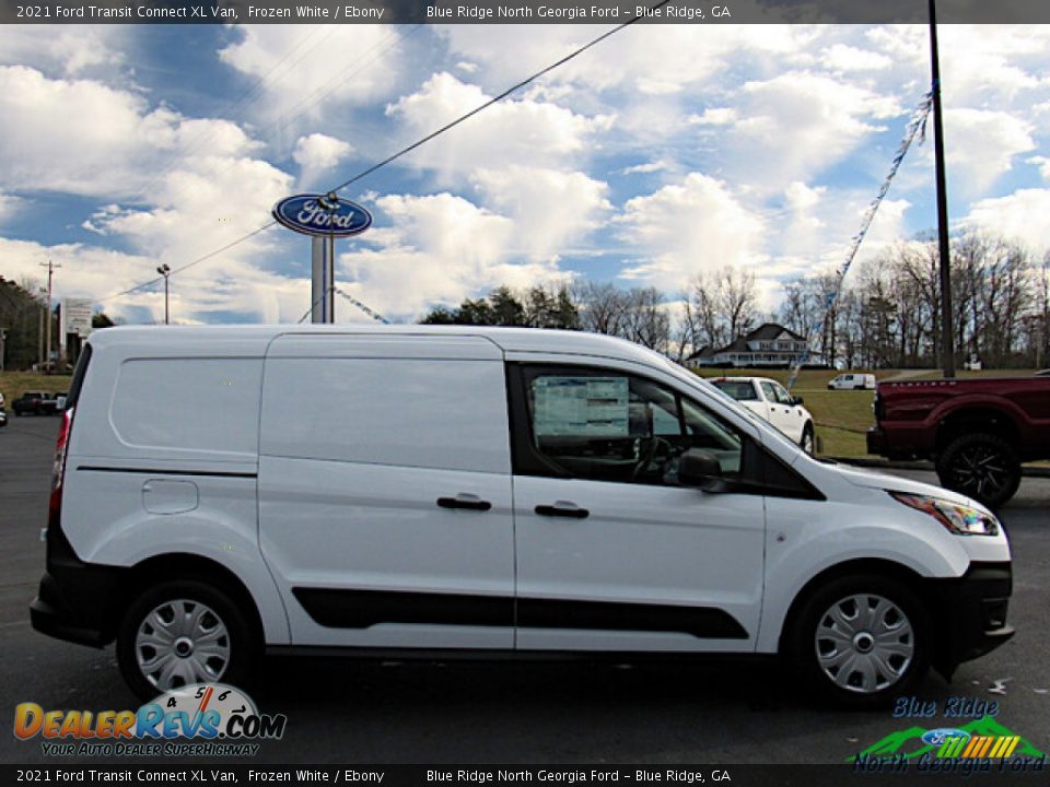 2021 Ford Transit Connect XL Van Frozen White / Ebony Photo #6