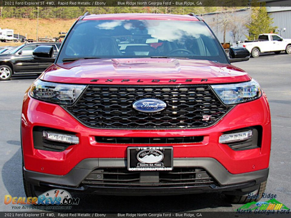2021 Ford Explorer ST 4WD Rapid Red Metallic / Ebony Photo #8