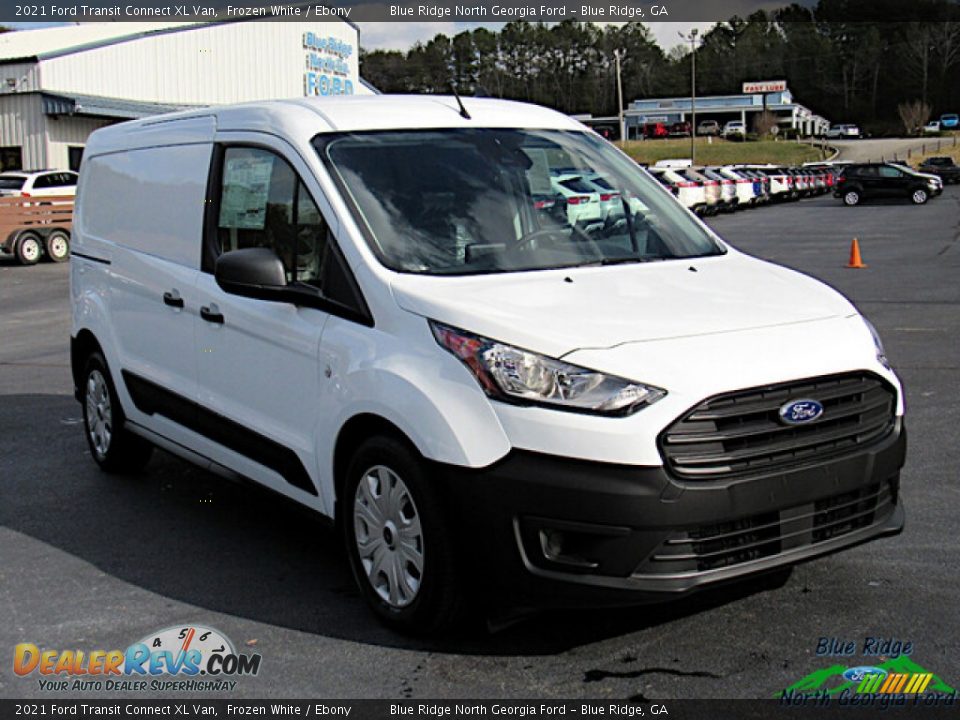 2021 Ford Transit Connect XL Van Frozen White / Ebony Photo #7