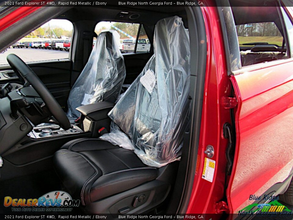 2021 Ford Explorer ST 4WD Rapid Red Metallic / Ebony Photo #11