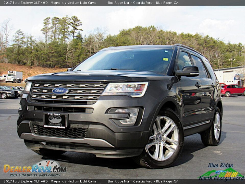 2017 Ford Explorer XLT 4WD Magnetic / Medium Light Camel Photo #1