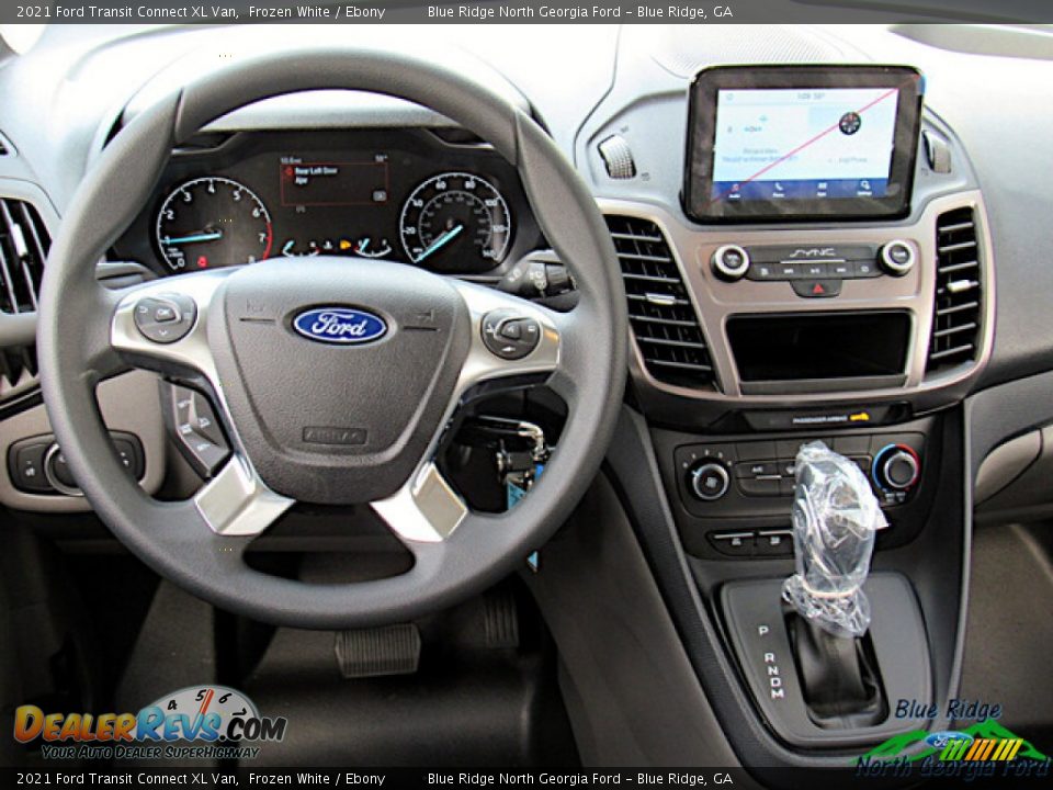 2021 Ford Transit Connect XL Van Frozen White / Ebony Photo #16