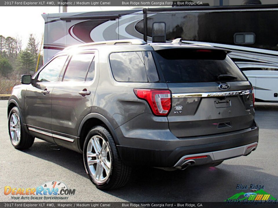 2017 Ford Explorer XLT 4WD Magnetic / Medium Light Camel Photo #3