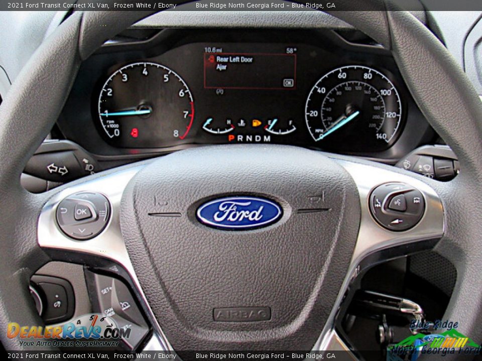 2021 Ford Transit Connect XL Van Frozen White / Ebony Photo #18