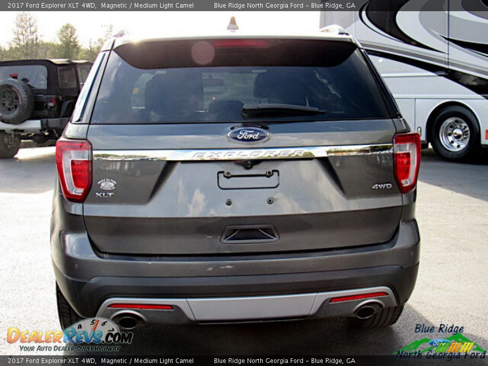 2017 Ford Explorer XLT 4WD Magnetic / Medium Light Camel Photo #4