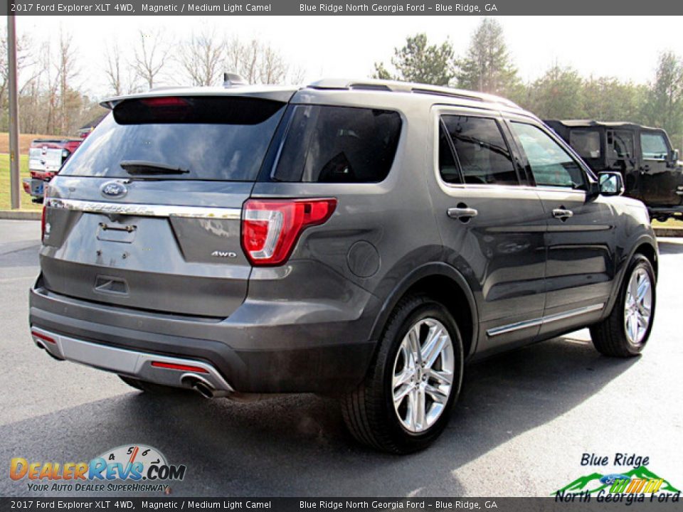 2017 Ford Explorer XLT 4WD Magnetic / Medium Light Camel Photo #5