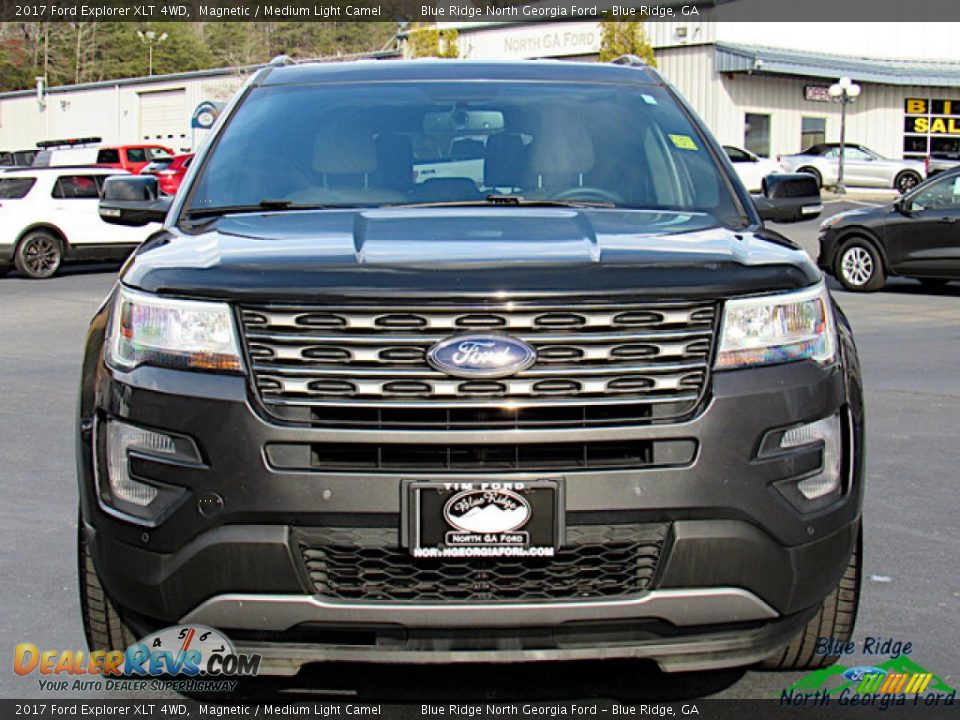 2017 Ford Explorer XLT 4WD Magnetic / Medium Light Camel Photo #8