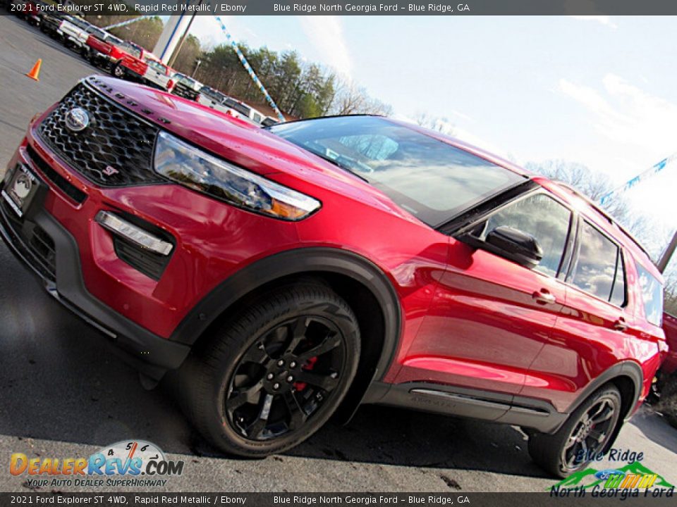 2021 Ford Explorer ST 4WD Rapid Red Metallic / Ebony Photo #27
