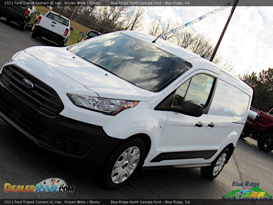 2021 Ford Transit Connect XL Van Frozen White / Ebony Photo #26