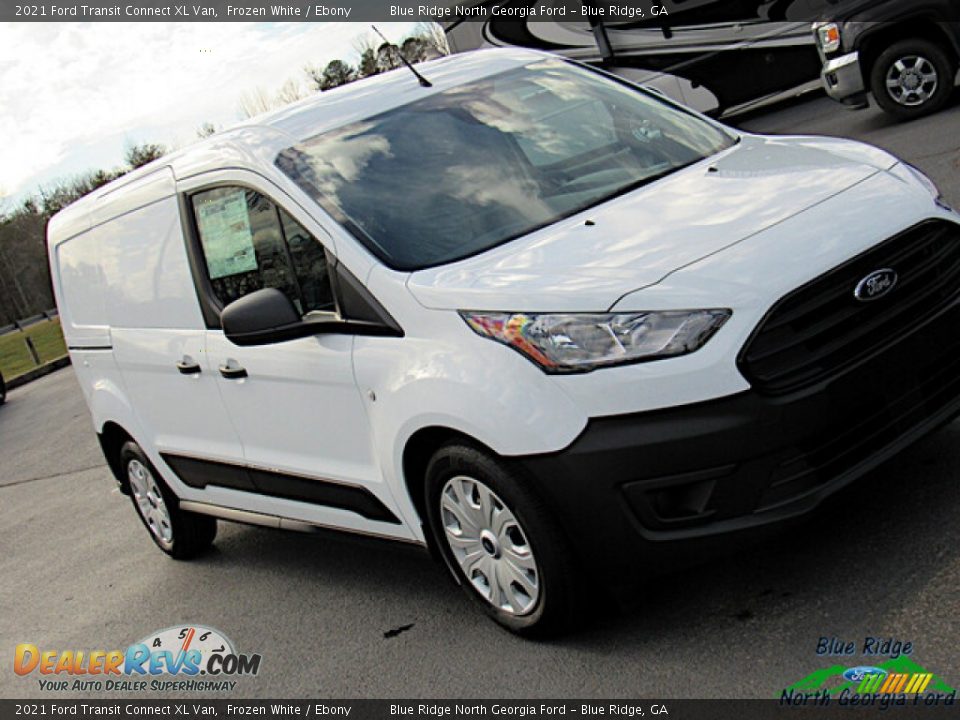 2021 Ford Transit Connect XL Van Frozen White / Ebony Photo #27