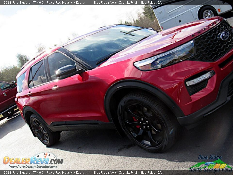 2021 Ford Explorer ST 4WD Rapid Red Metallic / Ebony Photo #28