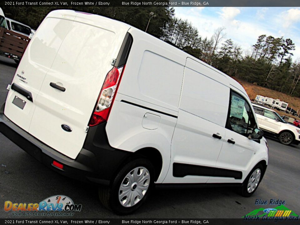 2021 Ford Transit Connect XL Van Frozen White / Ebony Photo #28