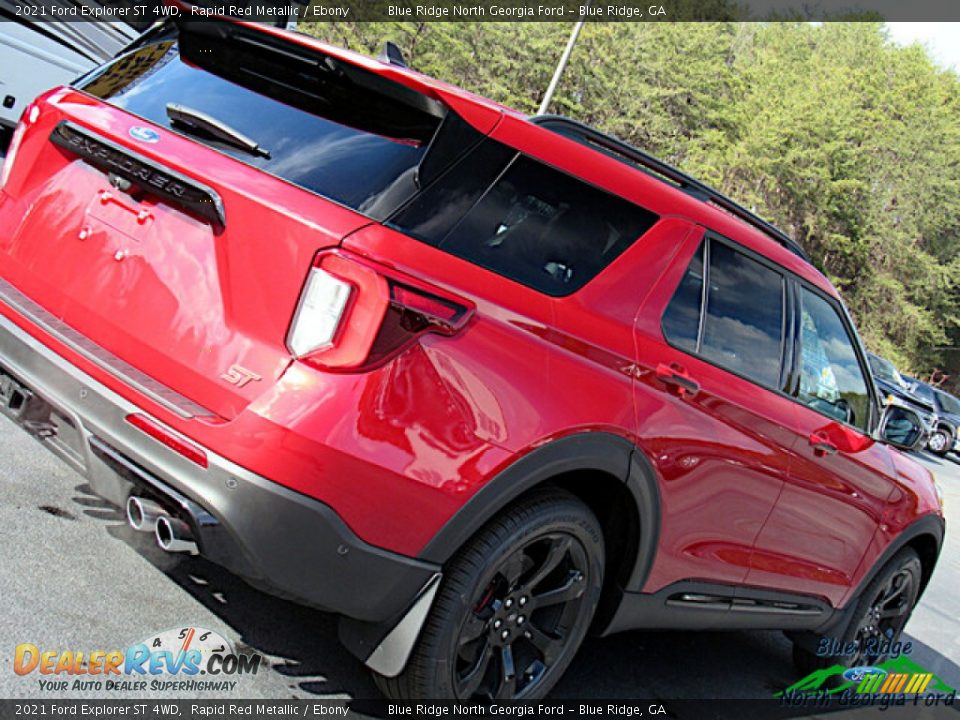 2021 Ford Explorer ST 4WD Rapid Red Metallic / Ebony Photo #29