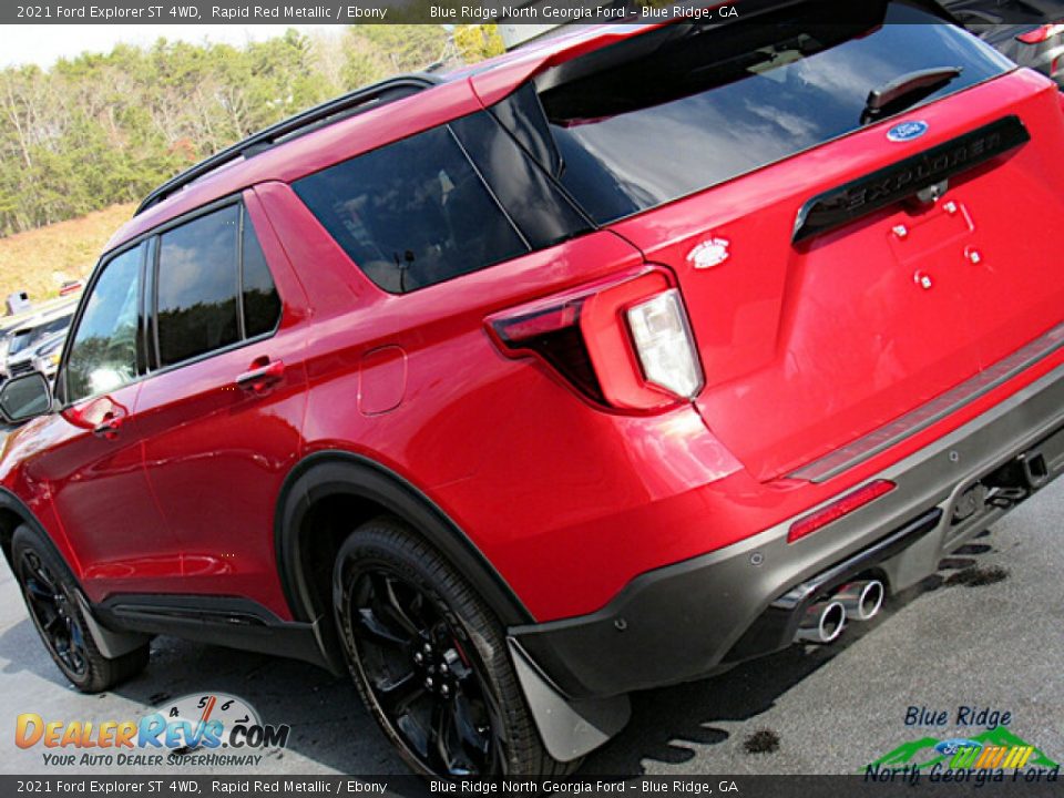 2021 Ford Explorer ST 4WD Rapid Red Metallic / Ebony Photo #30