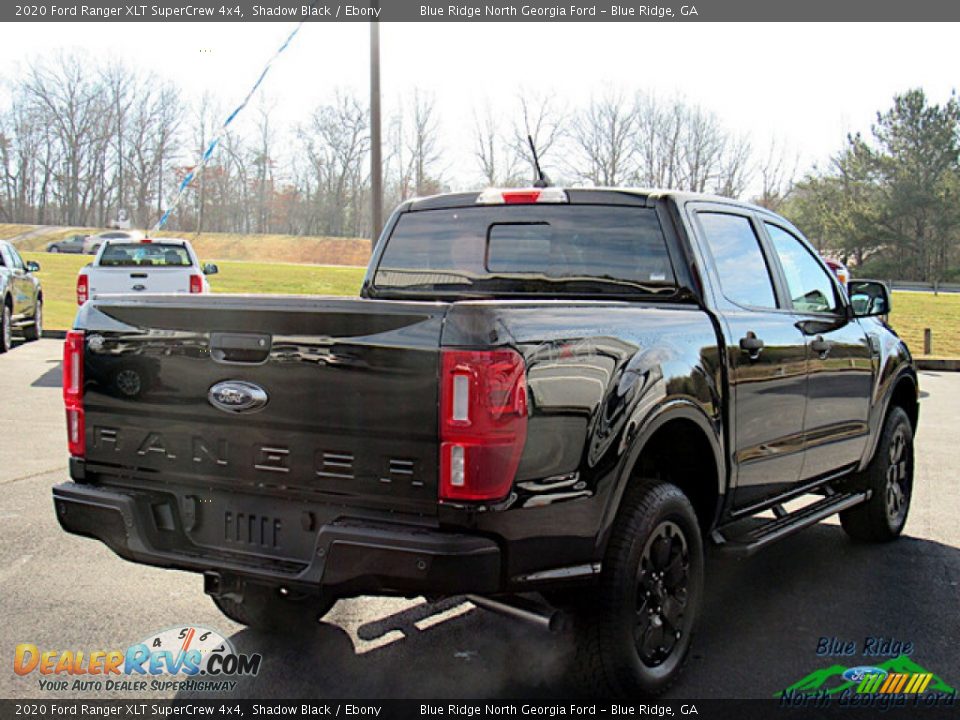 2020 Ford Ranger XLT SuperCrew 4x4 Shadow Black / Ebony Photo #5