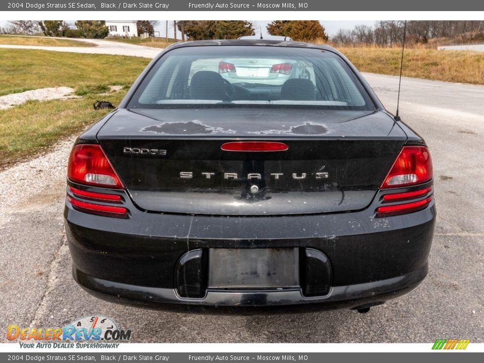 2004 Dodge Stratus SE Sedan Black / Dark Slate Gray Photo #5