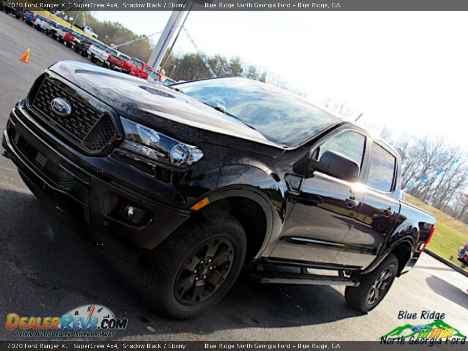 2020 Ford Ranger XLT SuperCrew 4x4 Shadow Black / Ebony Photo #24