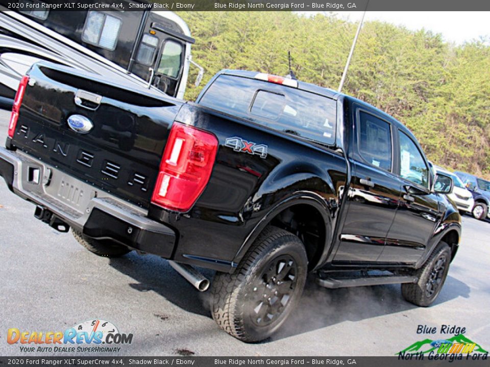 2020 Ford Ranger XLT SuperCrew 4x4 Shadow Black / Ebony Photo #26