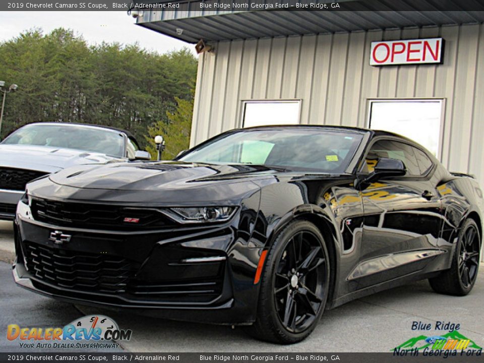 2019 Chevrolet Camaro SS Coupe Black / Adrenaline Red Photo #1