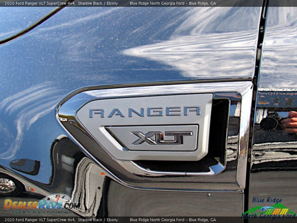 2020 Ford Ranger XLT SuperCrew 4x4 Shadow Black / Ebony Photo #28