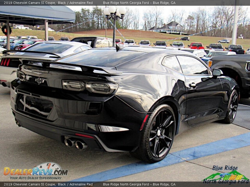 2019 Chevrolet Camaro SS Coupe Black / Adrenaline Red Photo #5