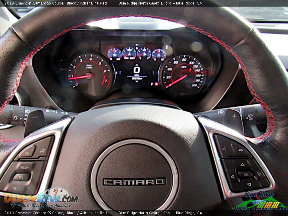 2019 Chevrolet Camaro SS Coupe Black / Adrenaline Red Photo #16