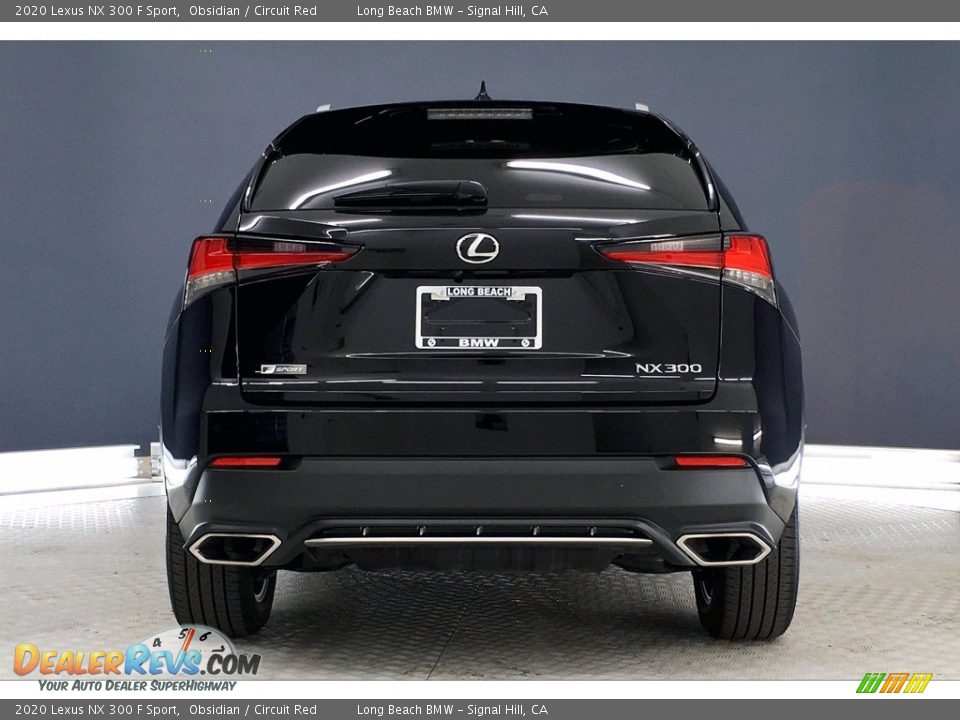 2020 Lexus NX 300 F Sport Obsidian / Circuit Red Photo #3