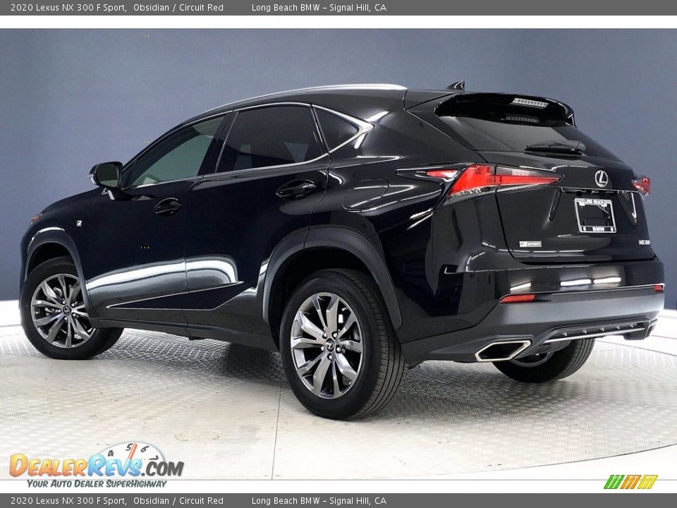 2020 Lexus NX 300 F Sport Obsidian / Circuit Red Photo #10