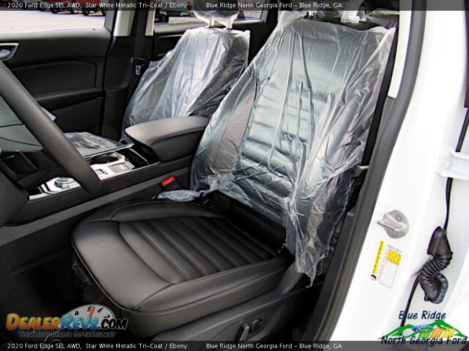2020 Ford Edge SEL AWD Star White Metallic Tri-Coat / Ebony Photo #11