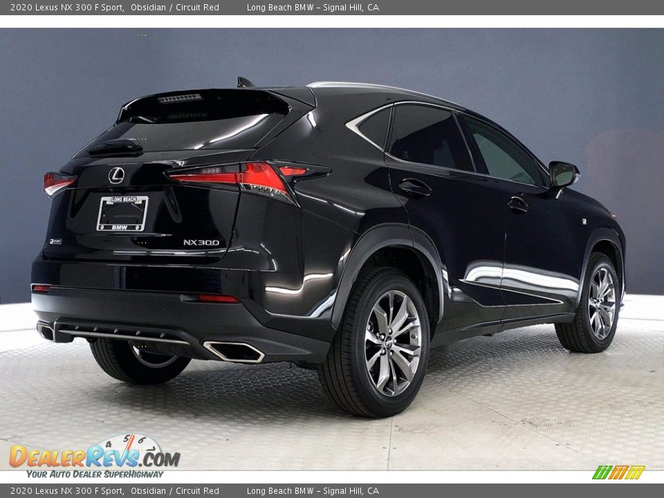 2020 Lexus NX 300 F Sport Obsidian / Circuit Red Photo #13