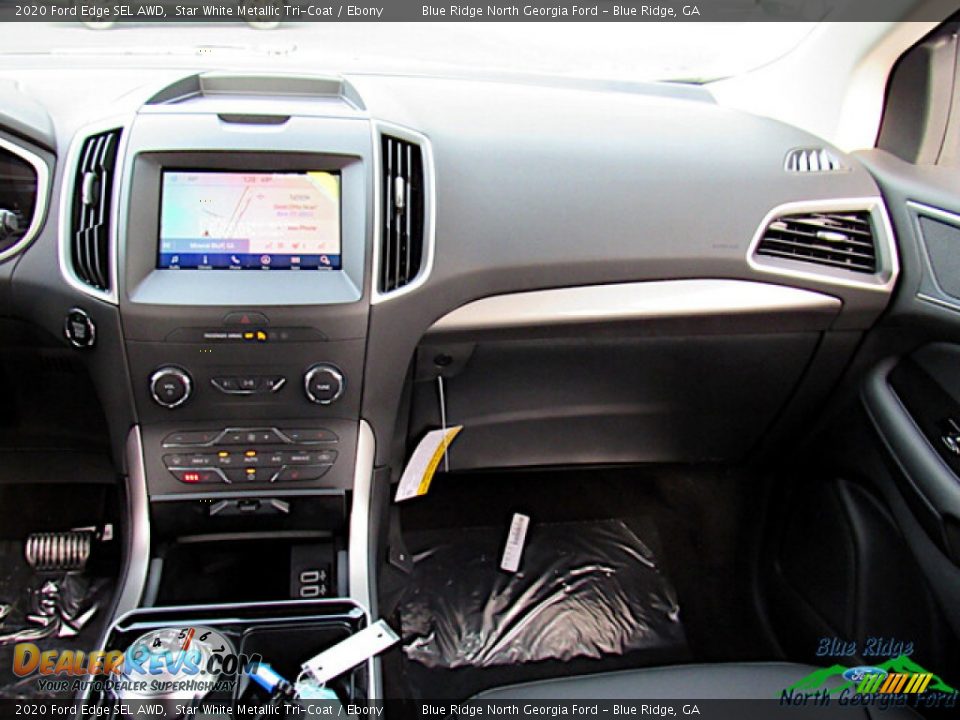 2020 Ford Edge SEL AWD Star White Metallic Tri-Coat / Ebony Photo #16