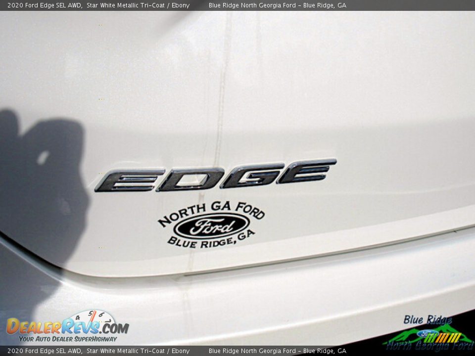 2020 Ford Edge SEL AWD Star White Metallic Tri-Coat / Ebony Photo #29