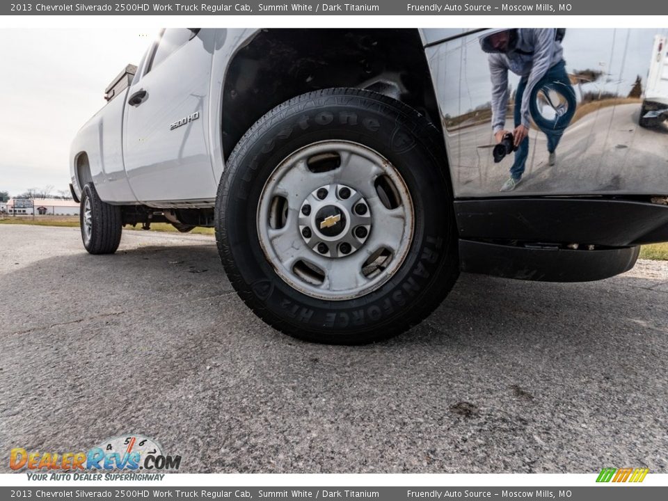 2013 Chevrolet Silverado 2500HD Work Truck Regular Cab Summit White / Dark Titanium Photo #2
