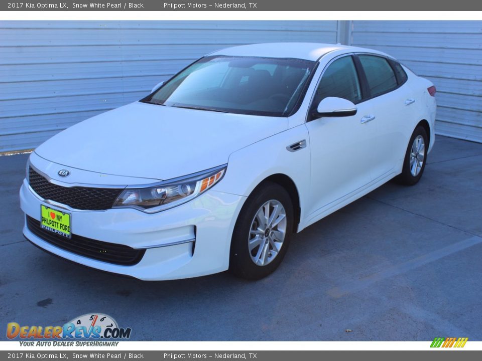 2017 Kia Optima LX Snow White Pearl / Black Photo #4