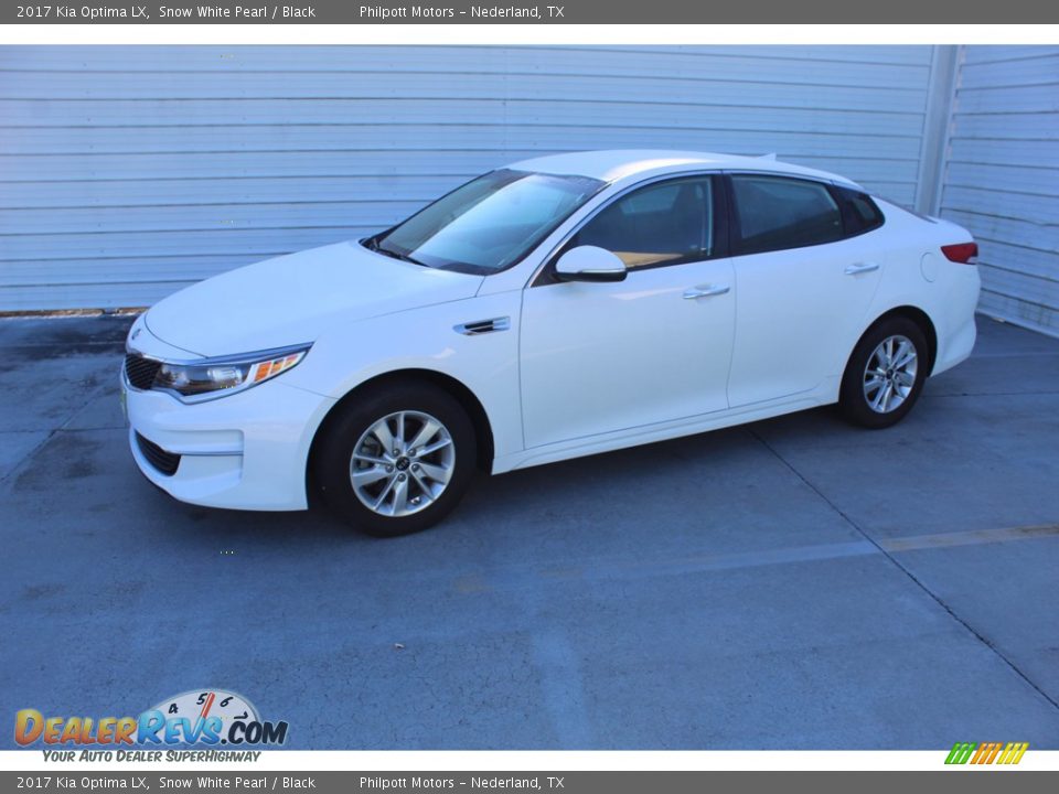 2017 Kia Optima LX Snow White Pearl / Black Photo #5