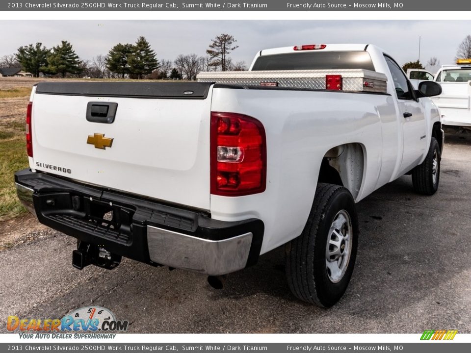 2013 Chevrolet Silverado 2500HD Work Truck Regular Cab Summit White / Dark Titanium Photo #4