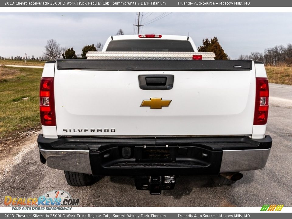 2013 Chevrolet Silverado 2500HD Work Truck Regular Cab Summit White / Dark Titanium Photo #5