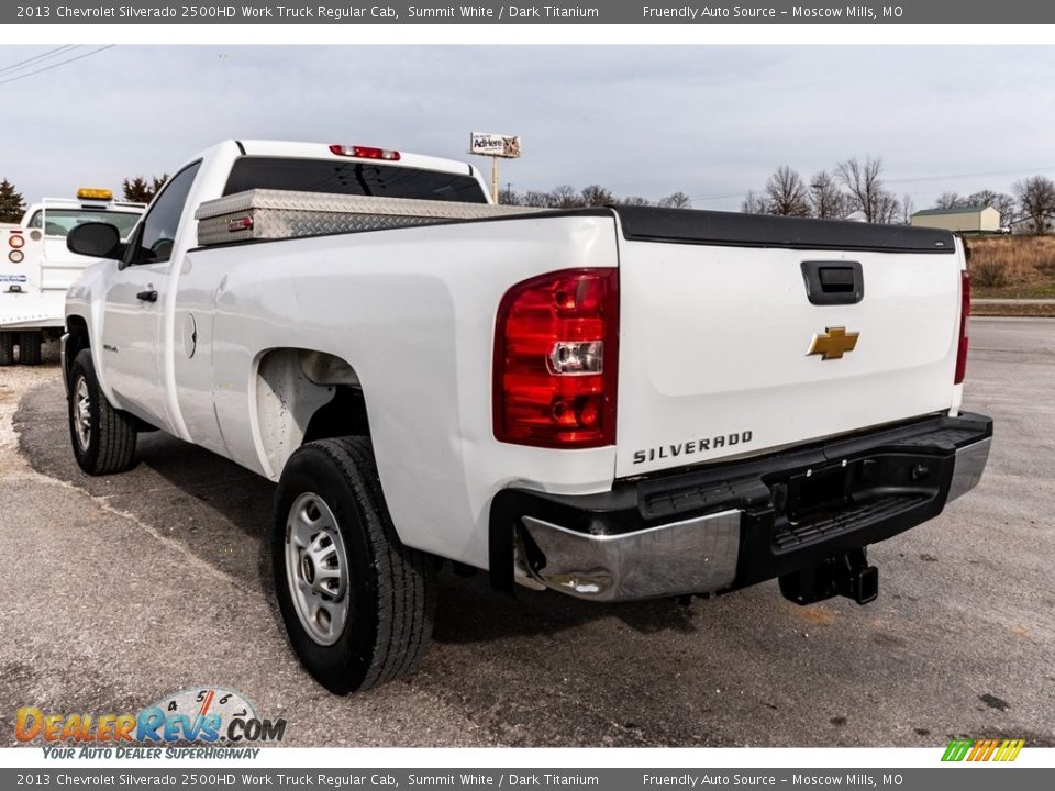 2013 Chevrolet Silverado 2500HD Work Truck Regular Cab Summit White / Dark Titanium Photo #6