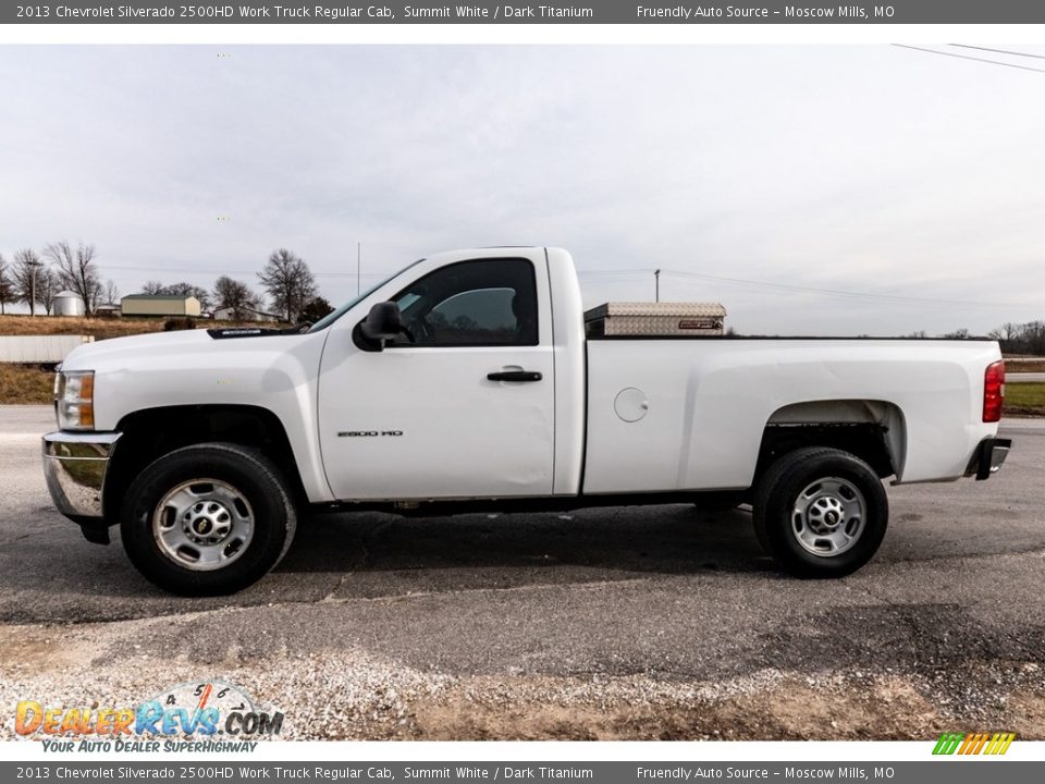 2013 Chevrolet Silverado 2500HD Work Truck Regular Cab Summit White / Dark Titanium Photo #7