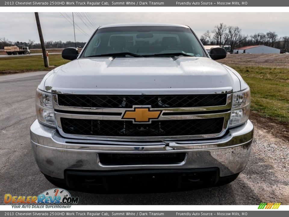 2013 Chevrolet Silverado 2500HD Work Truck Regular Cab Summit White / Dark Titanium Photo #9