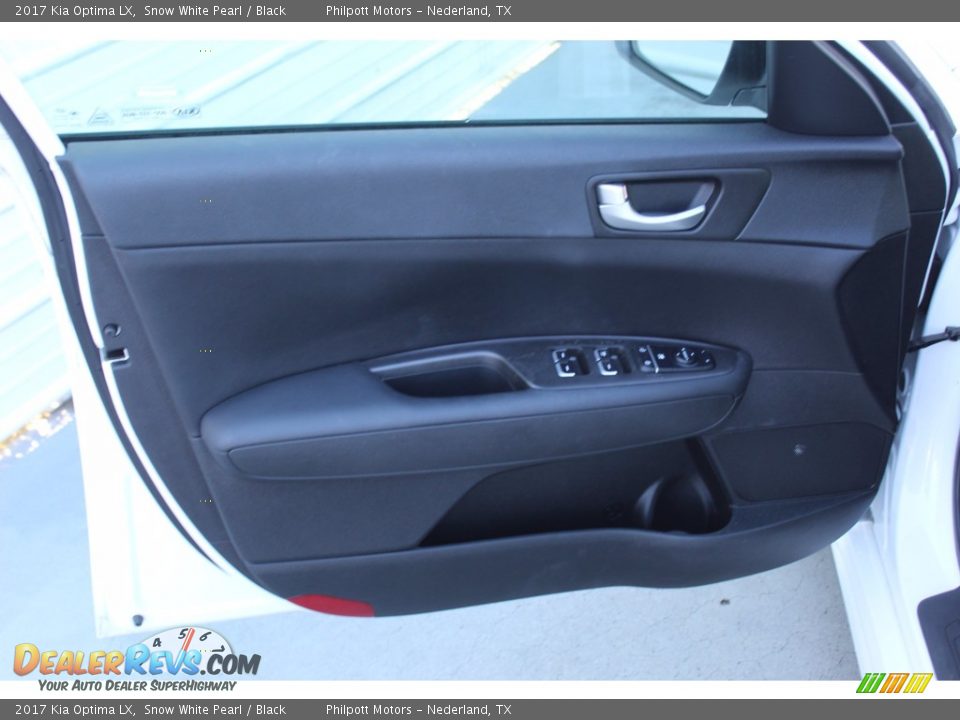 2017 Kia Optima LX Snow White Pearl / Black Photo #11