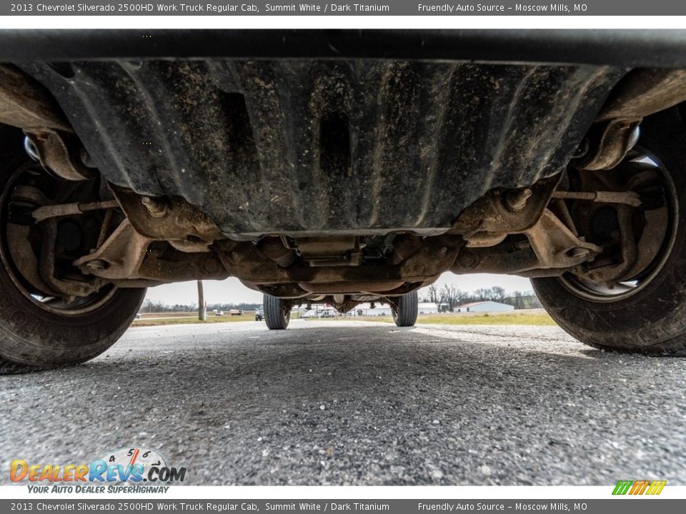 2013 Chevrolet Silverado 2500HD Work Truck Regular Cab Summit White / Dark Titanium Photo #10