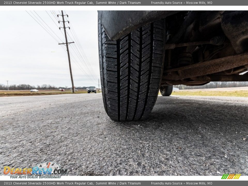 2013 Chevrolet Silverado 2500HD Work Truck Regular Cab Summit White / Dark Titanium Photo #11