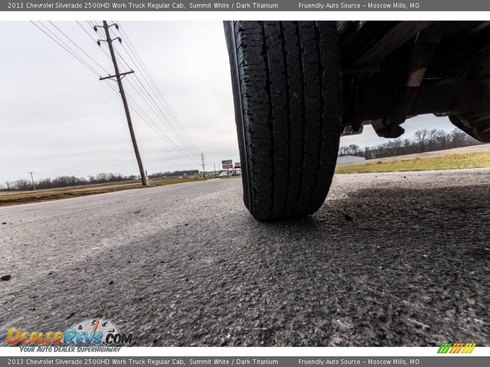 2013 Chevrolet Silverado 2500HD Work Truck Regular Cab Summit White / Dark Titanium Photo #12