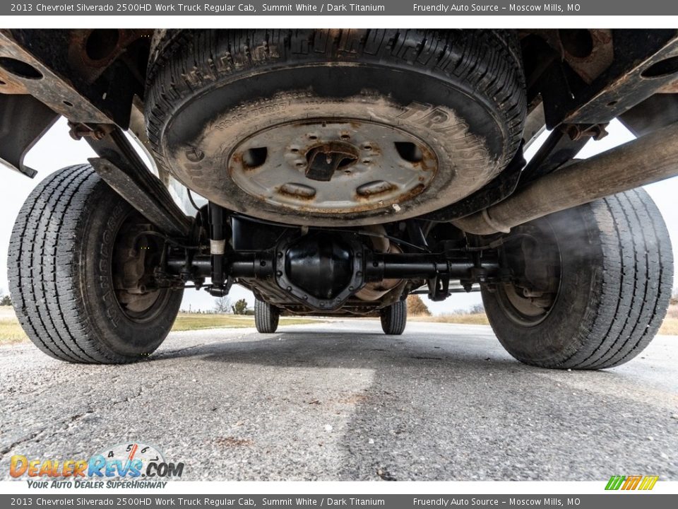 2013 Chevrolet Silverado 2500HD Work Truck Regular Cab Summit White / Dark Titanium Photo #13