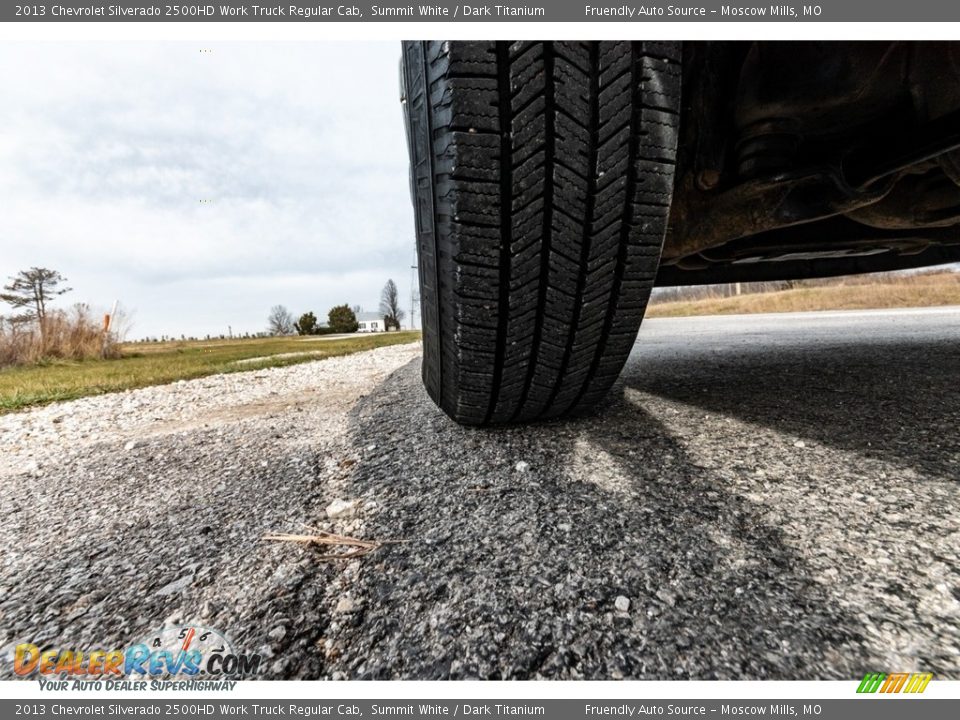 2013 Chevrolet Silverado 2500HD Work Truck Regular Cab Summit White / Dark Titanium Photo #16