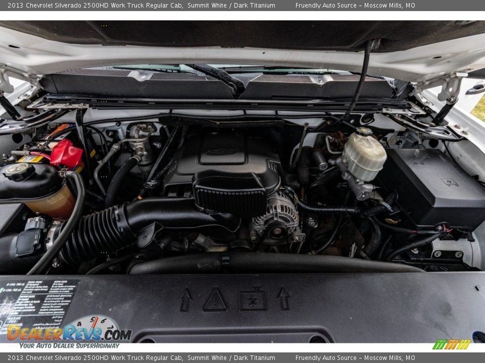 2013 Chevrolet Silverado 2500HD Work Truck Regular Cab Summit White / Dark Titanium Photo #17