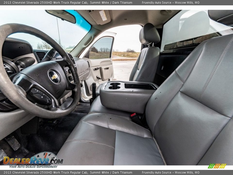 2013 Chevrolet Silverado 2500HD Work Truck Regular Cab Summit White / Dark Titanium Photo #19