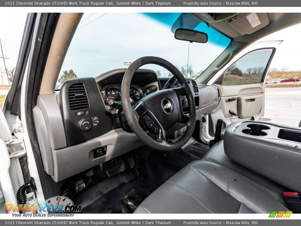 2013 Chevrolet Silverado 2500HD Work Truck Regular Cab Summit White / Dark Titanium Photo #20