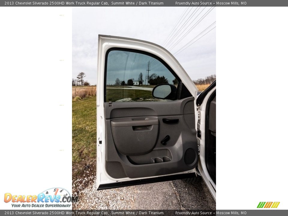 2013 Chevrolet Silverado 2500HD Work Truck Regular Cab Summit White / Dark Titanium Photo #21